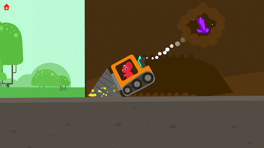 恐龍挖掘機2 - 兒童卡車遊戲