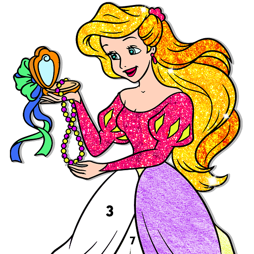 Princesa para Colorir Glitter na App Store