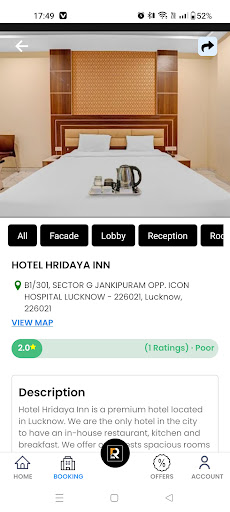 RROOMS : HOTEL BOOKING APP Screen 3