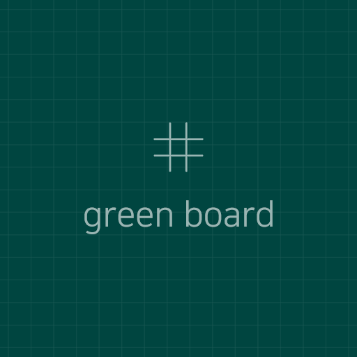 simple grid - green board 카톡테마 logo