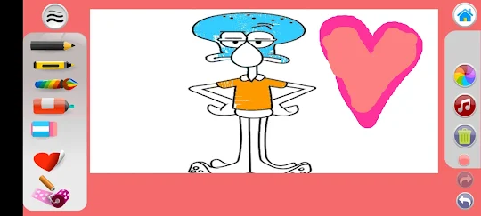 sinister squidward coloring 2