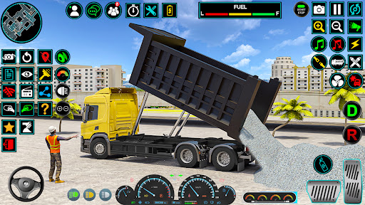 Car Transport Truck Driver 3D Screen 2