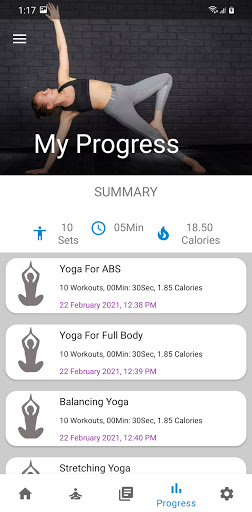 5 Minute Yoga Workouts Screenshot 4 - AppWisp.com