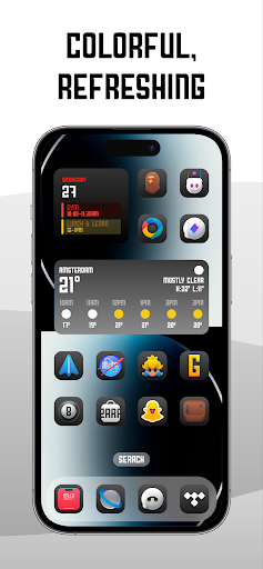 Aventura Dark - Icon Pack Screen 2