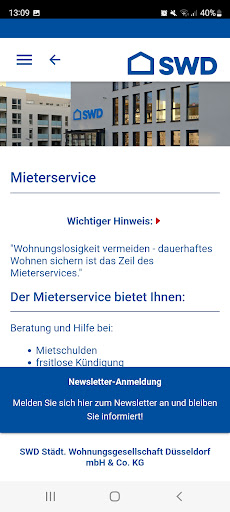 SWD Service Screen 3