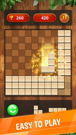 Wood Block Galaxy Puzzle Game