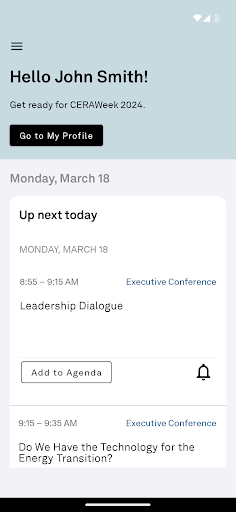 CERAWeek Screen 2