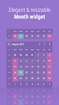 screenshot of Calendar Widget KEY