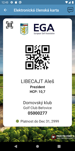Česká golfová federace Screen 2
