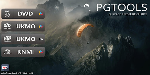 Android application PG Surface Pressure Charts EU screenshort