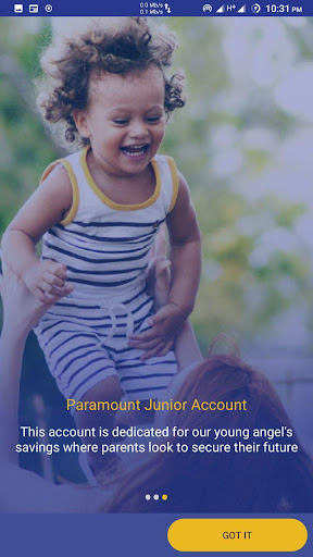 Paramount Bank Mobile app Screen 2