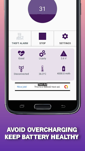 Full Battery Alarm - Any Level