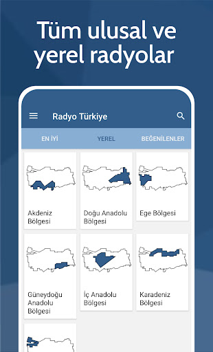Android application Radyo Türkiye - FM Canli Radyo screenshort