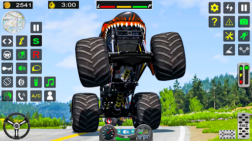 Android application Monster Truck Offroad Racing screenshort
