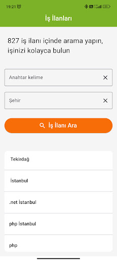Android application İş İlanları - İş Arama screenshort