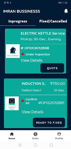 Oncefyxd Logistics Screen 2