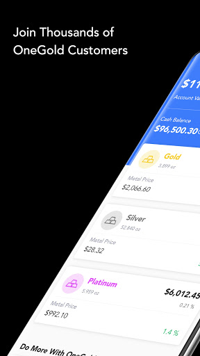 Android application OneGold: Buy Gold & Silver screenshort