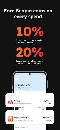 Scapia: A card for travellers Screen 3