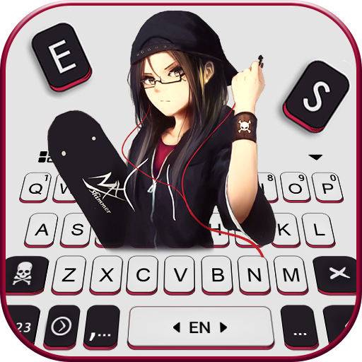 Cool Skate Girl Theme icon