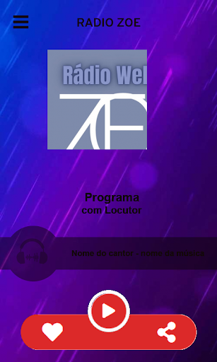 Radio Zoe Screen 2