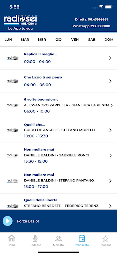 Radiosei Screen 3