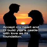 Cover Image of Baixar Wallpapers love quotes 1.1 APK