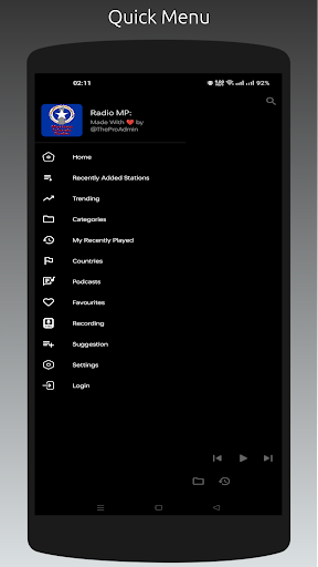 Android application Radio MP: Mariana Islands screenshort