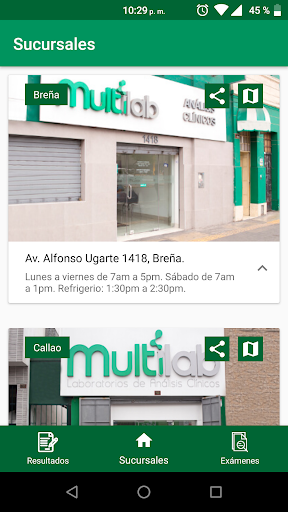 Multilab Pacientes Screen 3