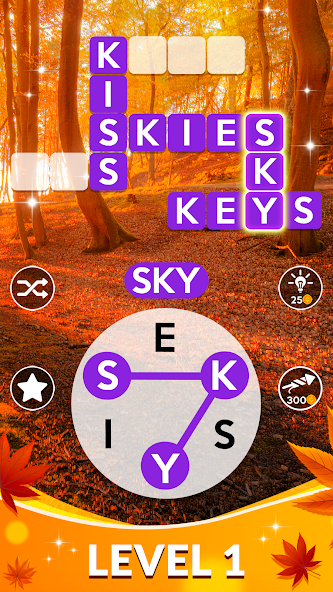 Wordscapes 2.18.0 APK + Мод (Unlimited money) за Android