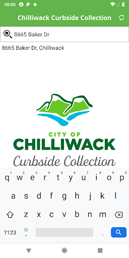 Chilliwack Curbside Collection Screen 2