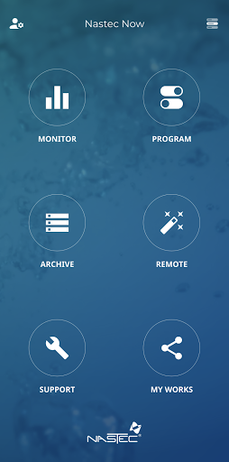 Android application Nastec NOW screenshort
