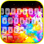 Color Splash Keyboard Background Apk