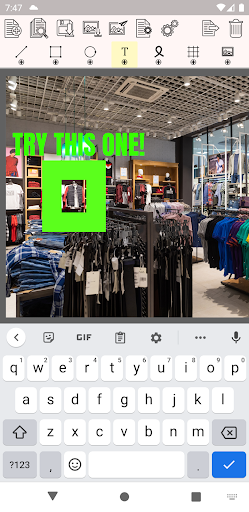 Visual Remarks Caption, Label, Text on Photo Edit