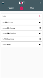Urdu - Finnish Dictionary & tr