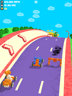 Out of Brakes - Blocky Racer