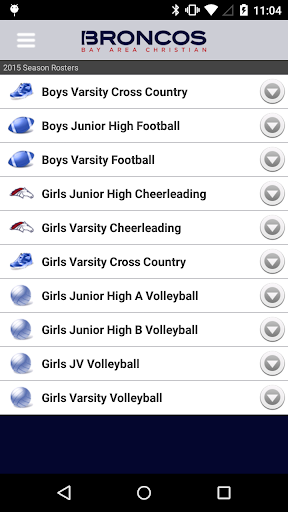 Bay Area Christian Athletics Screen 3