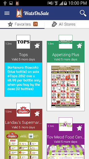 Android application WatsOnSale Kosher Grocer Deals screenshort