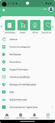 Android application LE BIO screenshort