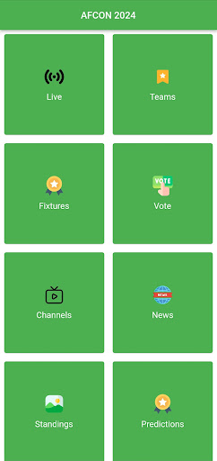 Android application AFCON 2024 - Africa Cup screenshort
