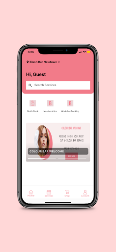 Android application Blush Bar screenshort
