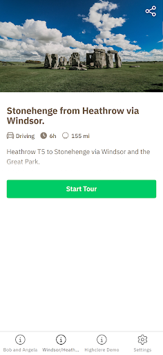 Android application Albion Touring screenshort