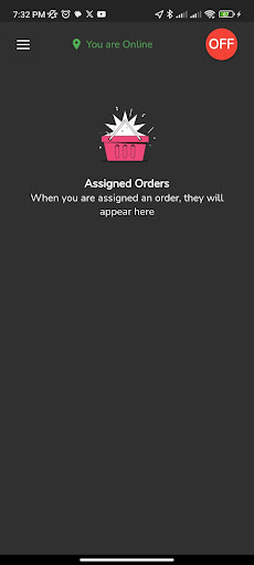 Android application Tiger Delivery Repartidor screenshort