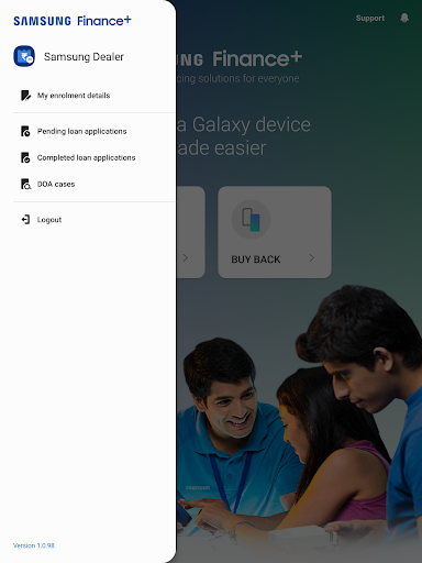 Samsung Finance+ Merchant Screen 2
