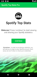 Top Stats Pro for Spotify Ekran görüntüsü