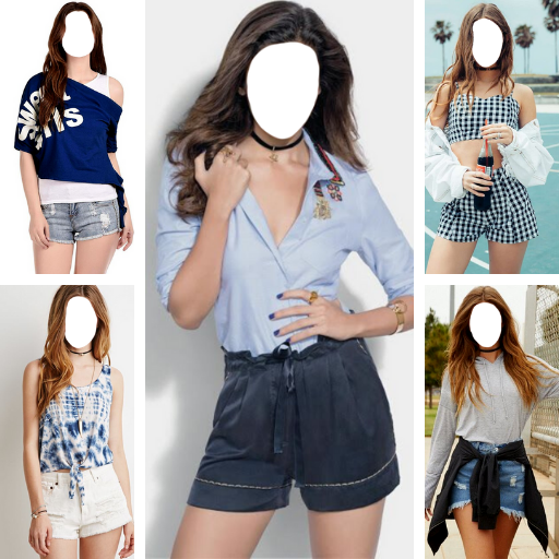 Women Shorts Outfit Photo Suit logo