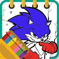 Soni Coloring Blue Hedgehog