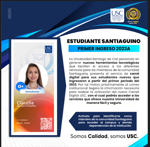 App Identifícate USC Screen 2