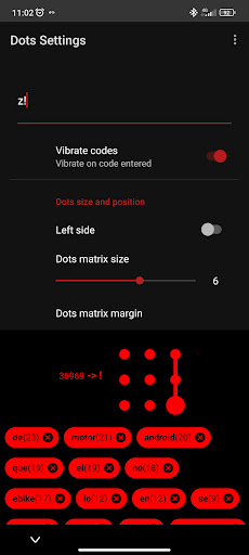9 dots keyboard Screen 3