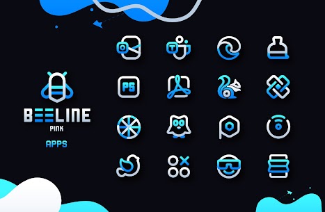 BeeLine Blue IconPack Apk [PAID/PATCHED] Download 6