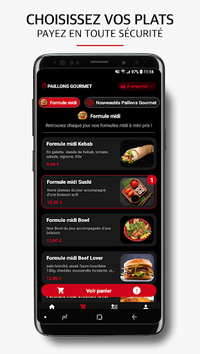Android application Paillons Gourmet screenshort